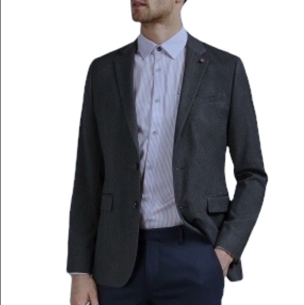 Ted Baker London Hazelnut Core blazer in navy, size 3XL